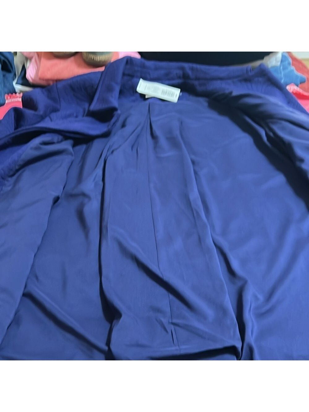 Chico's Deep Royal Blue Swing Coat. Size 3(16). Fully lined. NWT - Picture 13 of 13